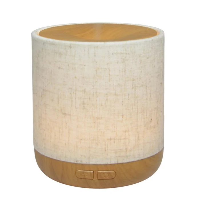 Ultraschalldiffusor – Alesia – aus Leinen und Holz – Kaltdiffusion – Aromatherapie ätherische Öle – dekorative Geschenkidee - Zen'Arôme