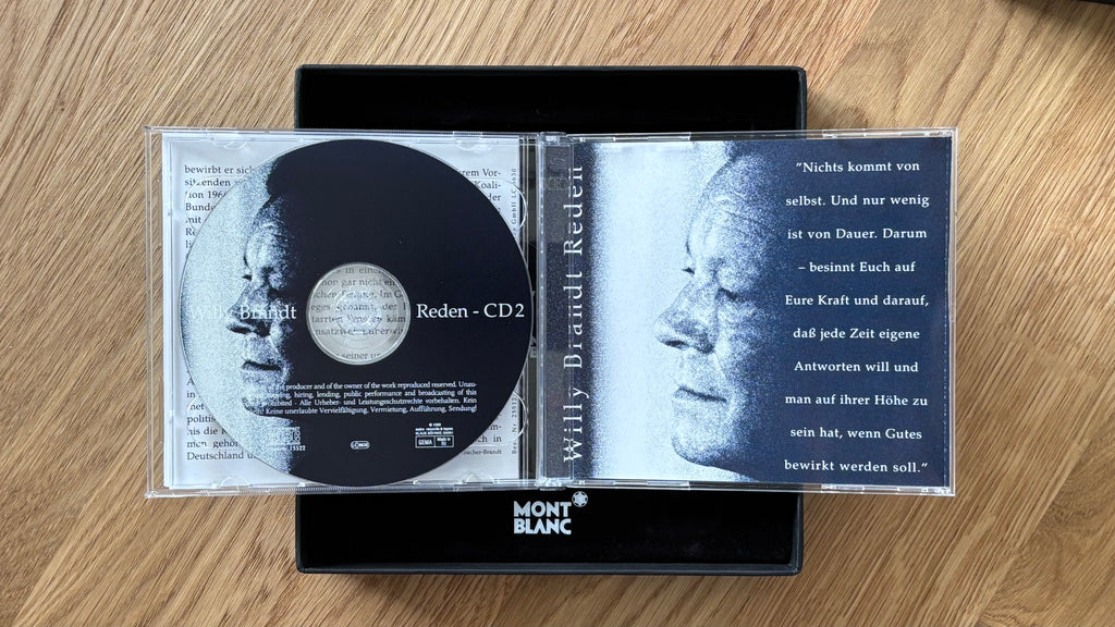 Montblanc Meisterstück LeGrand „Willy Brandt“ – Füllfederhalter • NEU & OVP • RAR