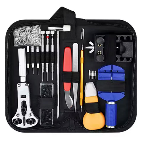 147tlg Uhren Werkzeug Set – Reparatur & Uhrenmacher Zubehör – Gehäuseöffner, Bandkürzer, Federstegwerkzeug, Schraubendreher – für Uhrmacher & Hobby – Neu OVP
