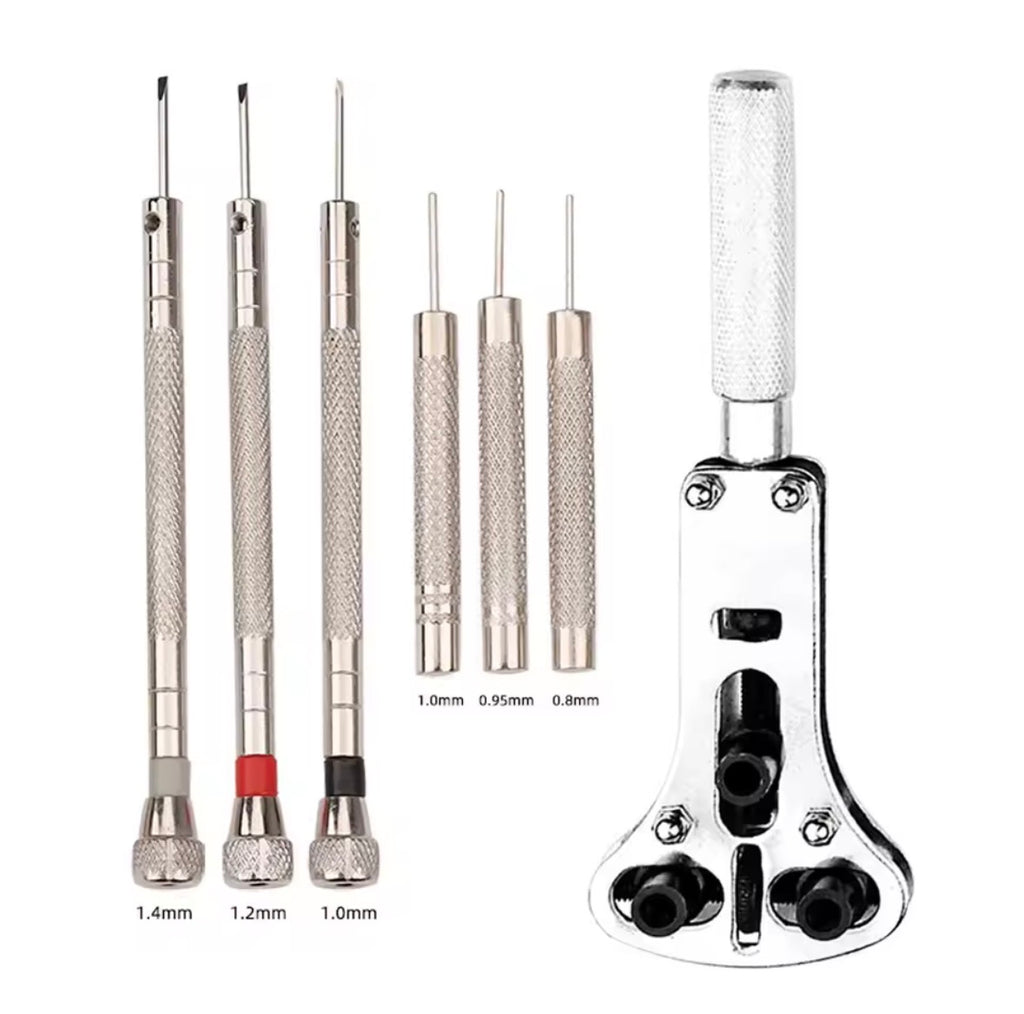 147tlg Uhren Werkzeug Set – Reparatur & Uhrenmacher Zubehör – Gehäuseöffner, Bandkürzer, Federstegwerkzeug, Schraubendreher – für Uhrmacher & Hobby – Neu OVP