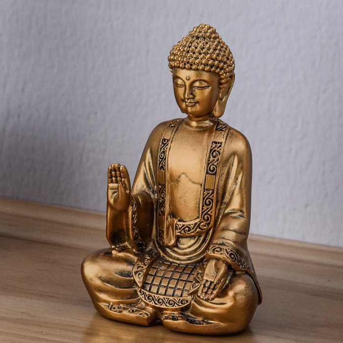 Goldene Bodhi-Statue – Zen- und Feng-Shui-Dekoration – um eine entspannende und spirituelle Atmosphäre zu schaffen – glückliche Geschenkidee - Zen'Arôme